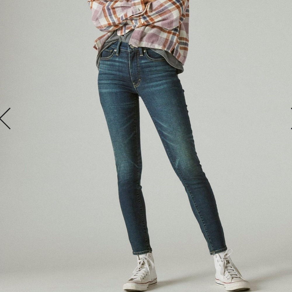 Lucky Brand High Rise Bridgette Cozy Skinny